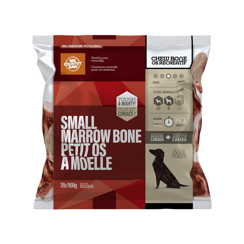 Big Country Raw, Beef Marrow Bone - Frozen Dog Food image number null