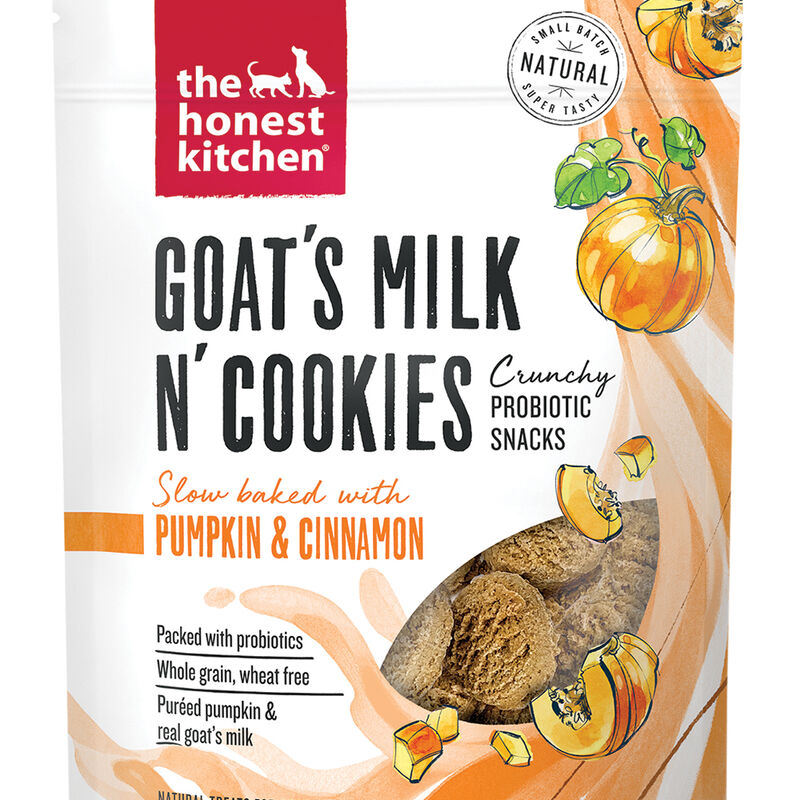The Honest Kitchen, Goat's Milk & Cookies, Pumpkin - Dog Biscuit image number null
