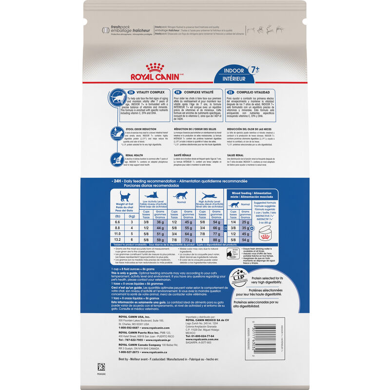 Royal Canin, Feline Health Nutrition Indoor 7+ Dry Adult - Dry Cat Food image number null
