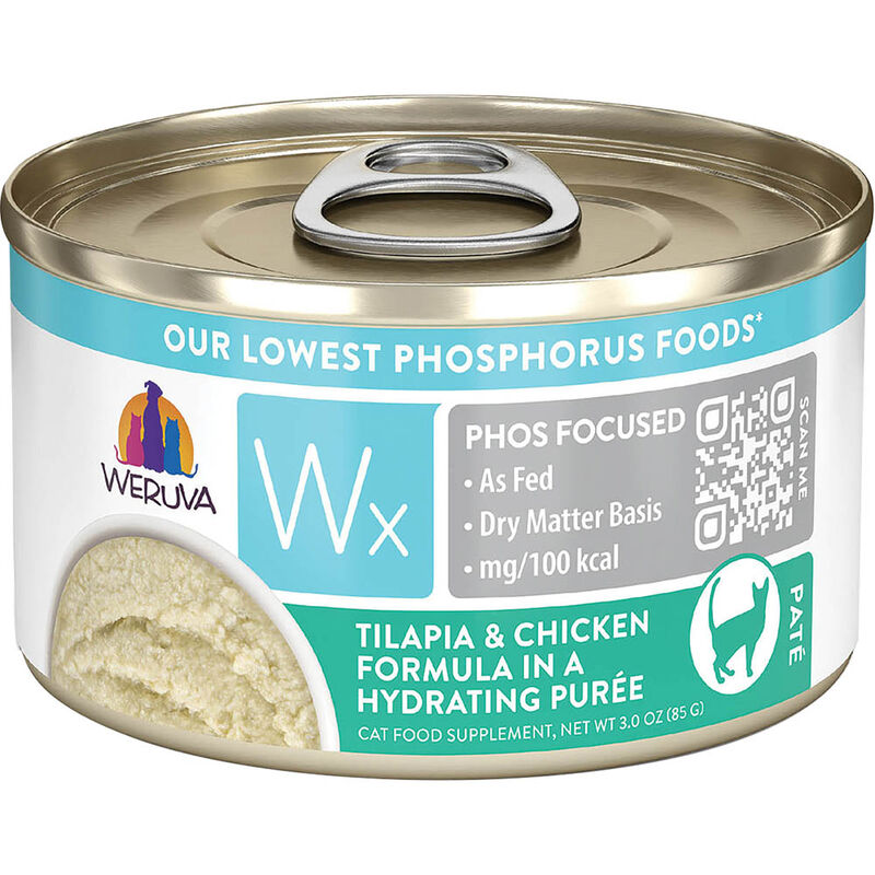 Weruva, WX Tilapia+Chicken in Puree - Pate - Wet Cat Food image number null