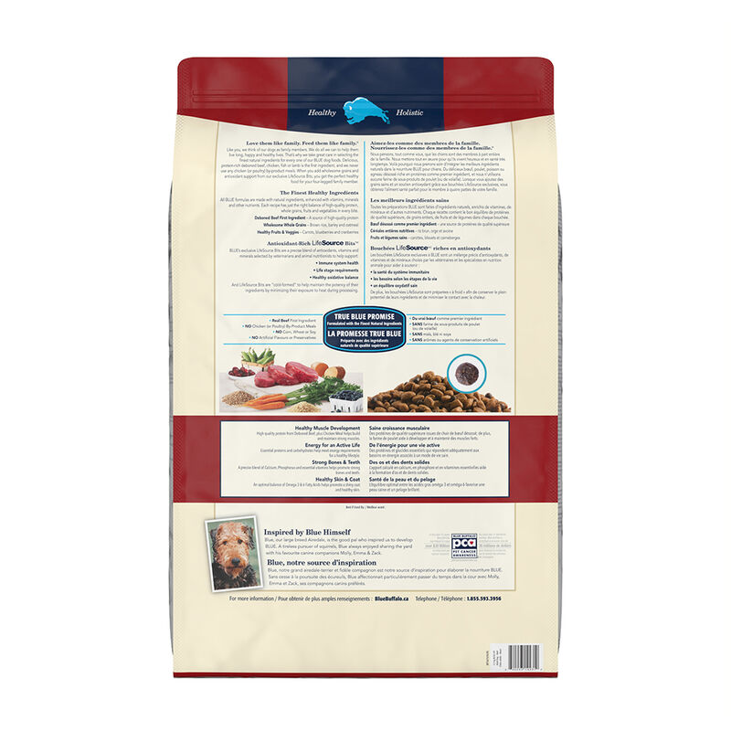 Blue Buffalo, Adult - Life Protection - Beef - Dry Dog Food image number null