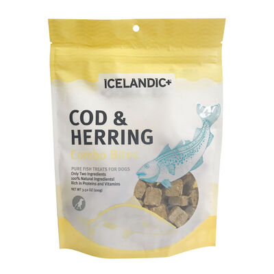 Icelandic+, Cod & Herring Combo Bites - 3.52 oz