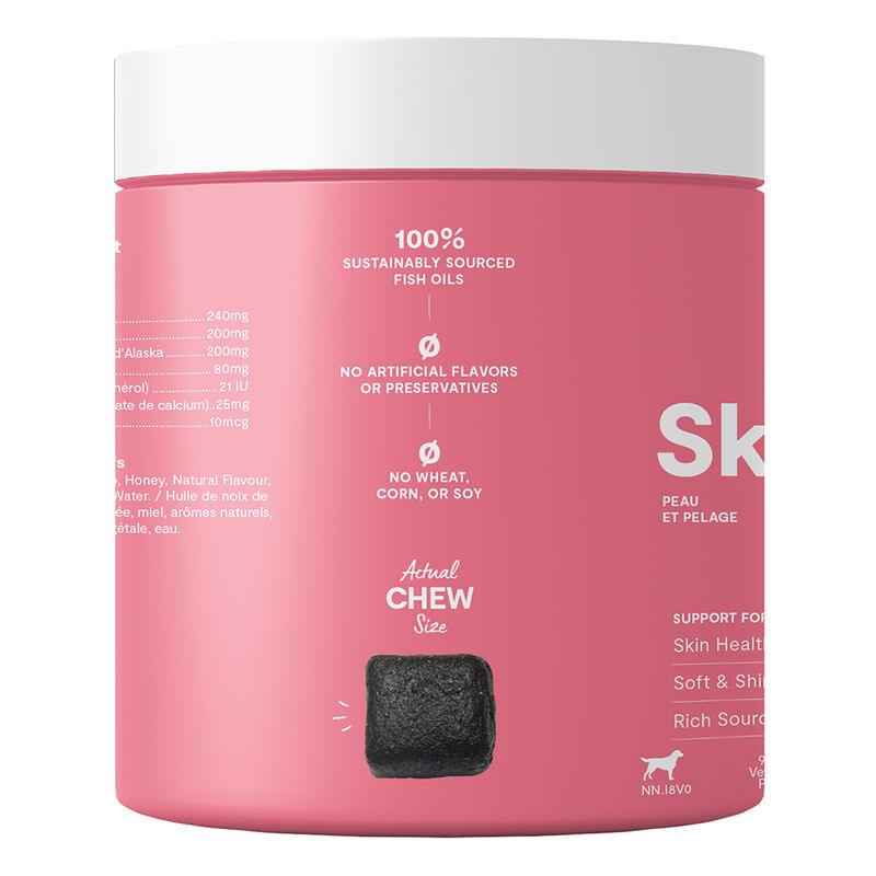 Open Farm, Skin & Coat Chews - 90 ct - Dog Supplements image number null