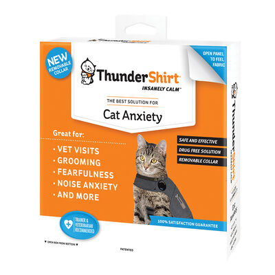 ThunderWorks, ThunderShirt for Cats - Heather Grey