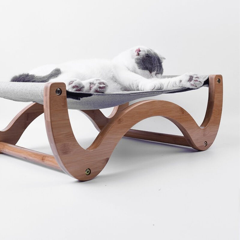 Instachew, Raunji Hammock Pet Bed - White image number null