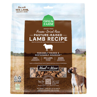 Open Farm, Pasture-Raised Lamb Freeze Dried Raw Dog Food - Freeze Dried Dog Food