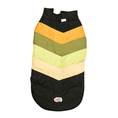 Canada Paws, Chevron Coat - Black - Dog Coat