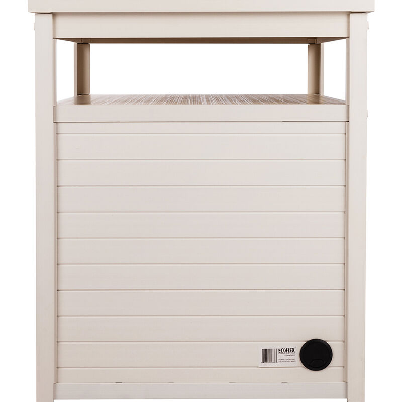New Age Pet, LitterLoo Litter Box Cover - End Table - Antique White image number null