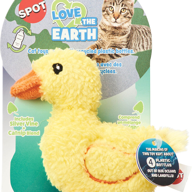 SPOT, Love the Earth, Barnyard Bird - Asst 4" - Chase Cat Toy image number null