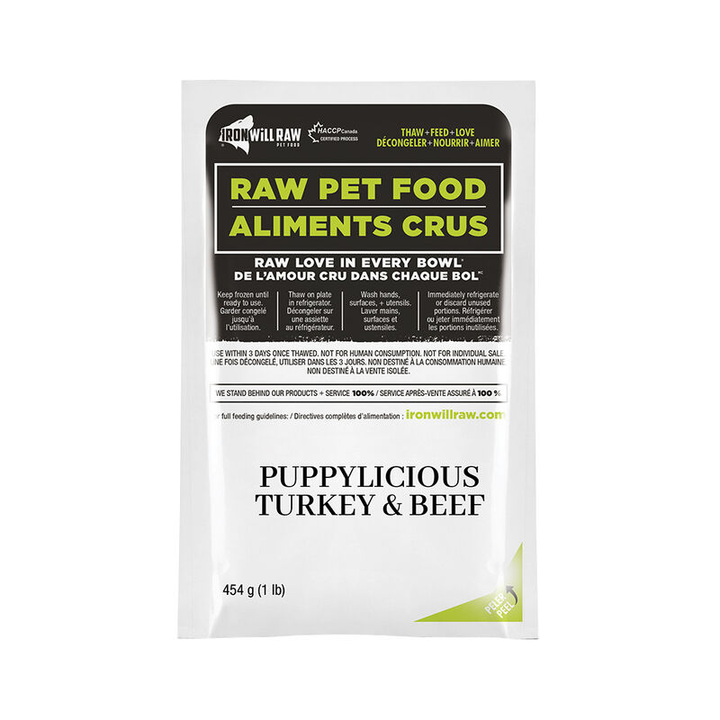 Iron Will Raw, Puppylicious Turkey & Beef - 5.44 kg image number null