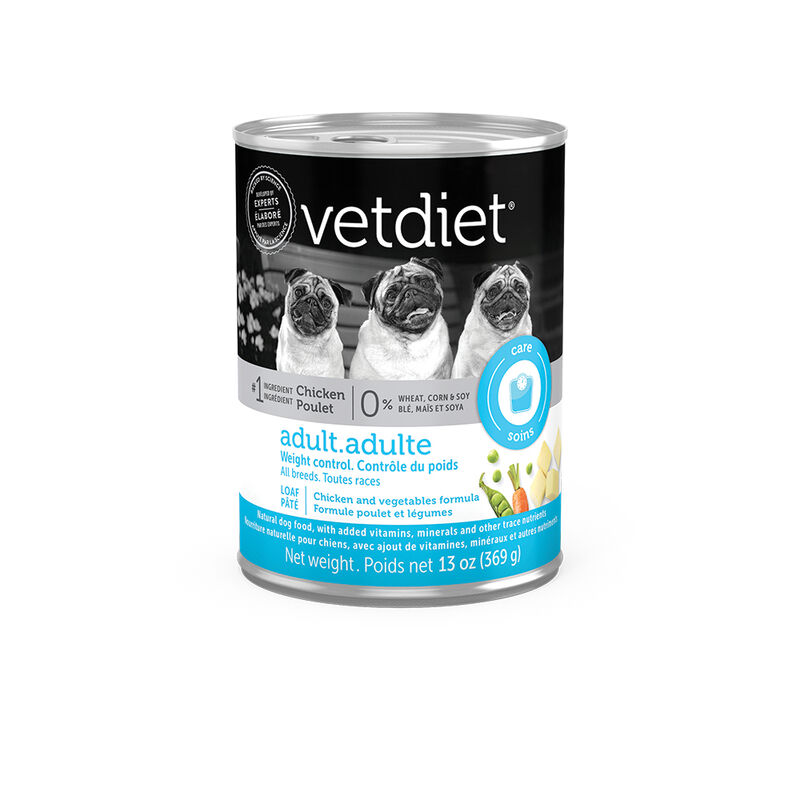 Vetdiet, Can, Adult - Weight Control - 369 g - Wet Dog Food image number null
