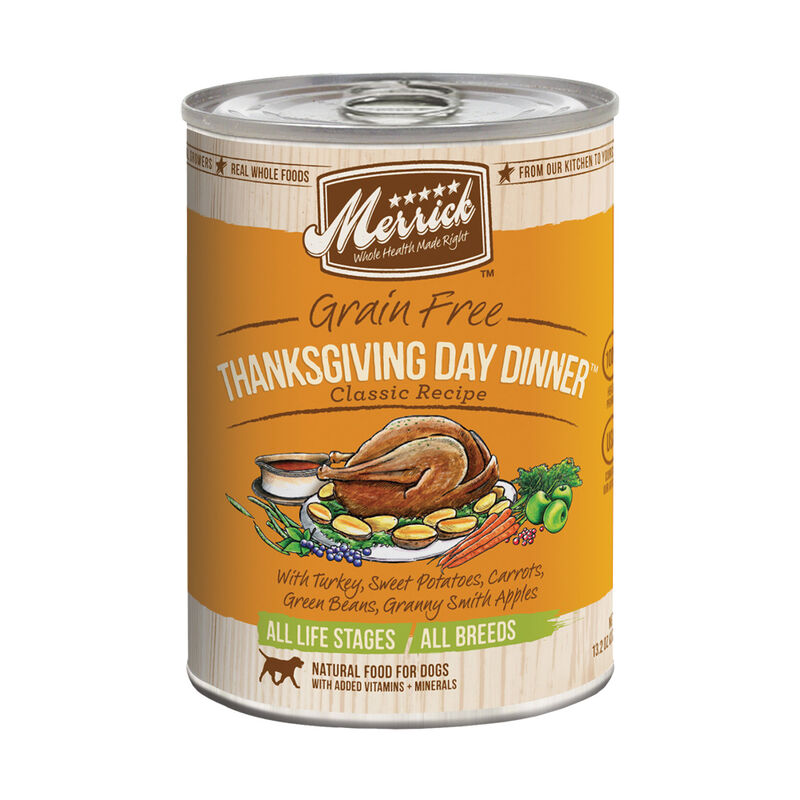 Merrick, Can, Thanksgiving Day Dinner - 360g - Wet Dog Food image number null