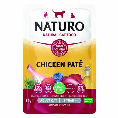 Feline Adult, Chicken Paté - 85 g Pouch - Wet Cat Food