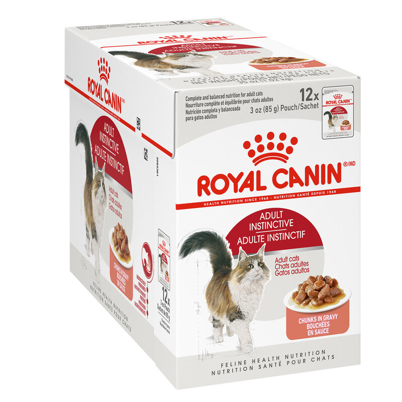 Royal Canin, Feline Health Nutrition Adult Instinctive Chunks in Gravy - Wet Cat Food image number null