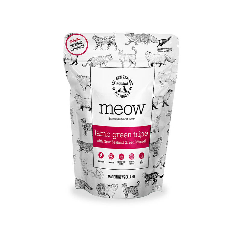 The New Zealand Natural Pet Food Co., Meow, Lamb Green Tripe with Green Mussel image number null