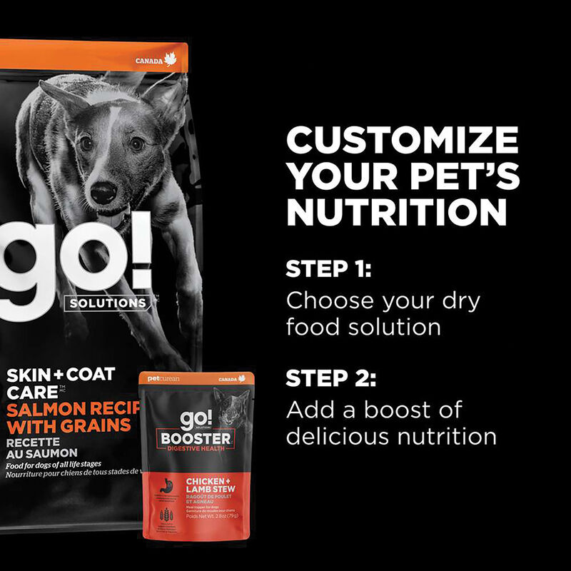 GO! SOLUTIONS,  BOOSTER Digestive Health Chicken + Lamb Stew - 78 g - Wet Dog Food image number null
