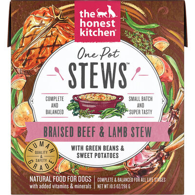The Honest Kitchen, One Pot Stew, Beef & Lamb - Wet Dog Food