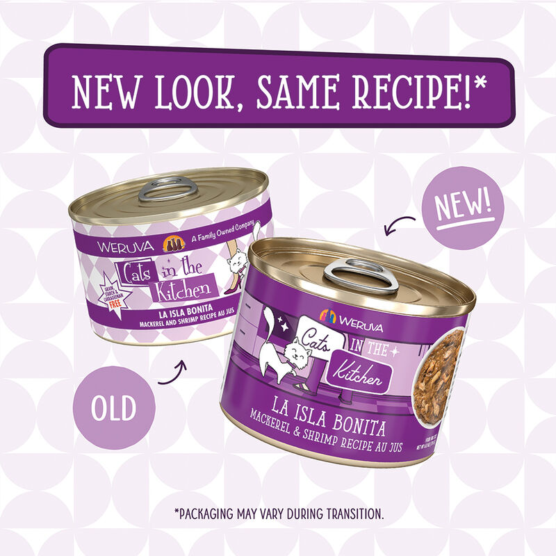 Weruva, Can Feline  - La Isla Bonita-Mack&Shrimp-170g - Minced - Wet Cat Food image number null
