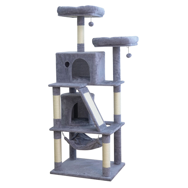 Brigade, Multi Level Tree Scratching Post and Hammock image number null