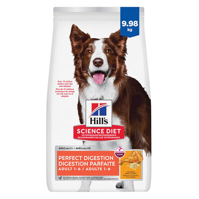 Science Diet, Adult Perfect Digestion Chicken Rice & Oats Recipe - Dog Dry Food