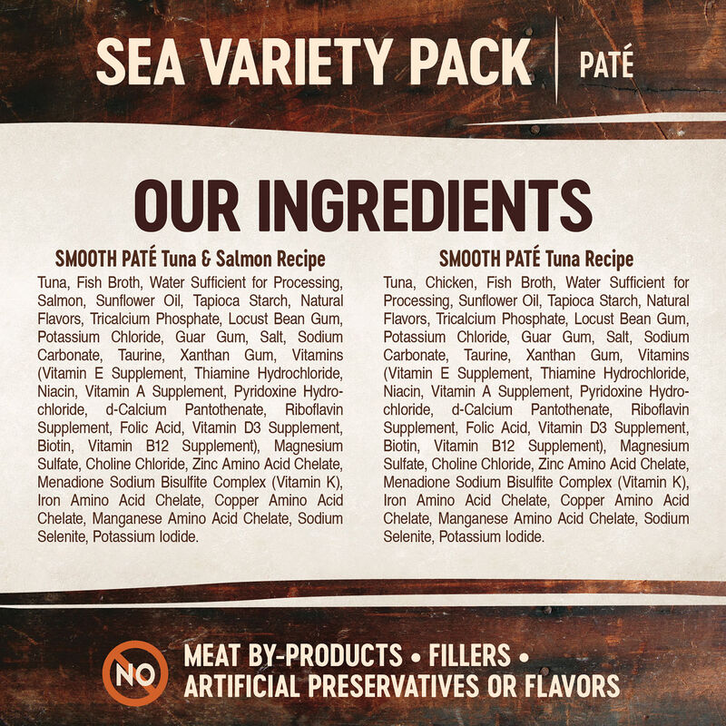 Wellness, Pouch, Feline Adult - Core Grain Free Tiny Tasters Pate Variety Pack - Sea - 50 g - 12 pk  image number null