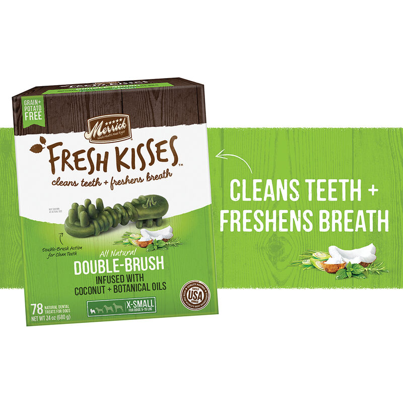 Merrick, Fresh Kisses Brush - Coconut - Dog Treat image number null