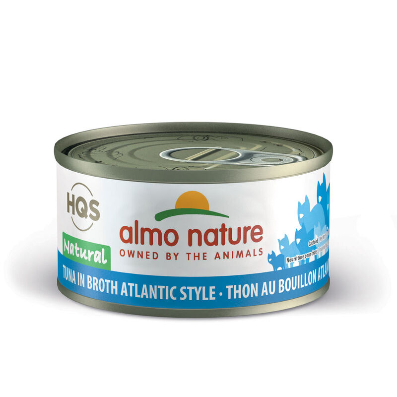 Almo Nature, Canned Cat Food, Atlantic Tuna in Broth - 2.5 oz - Wet Cat Food image number null