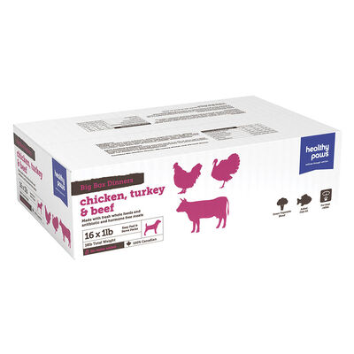 Healthy Paws, Big Box Dinner, Variety 16 lb