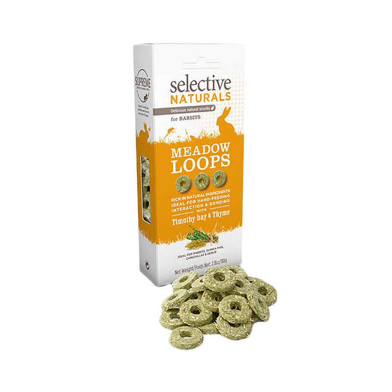 Science Selective, Meadow Loops Rabbit Treats - 80 g image number null
