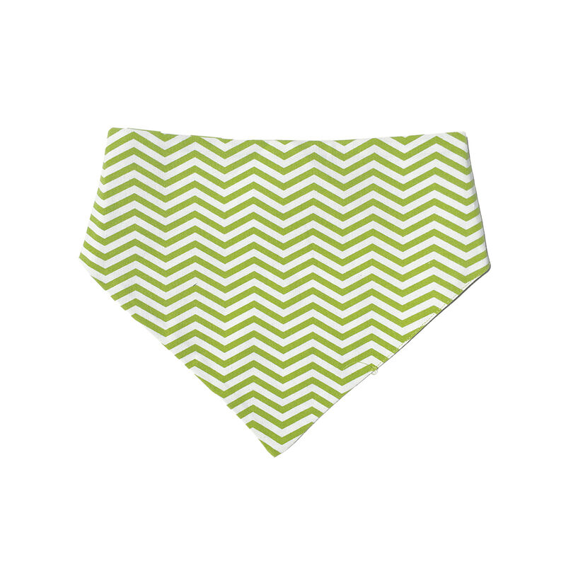 Uptown Pups, Bandana Reversible - Green & White image number null