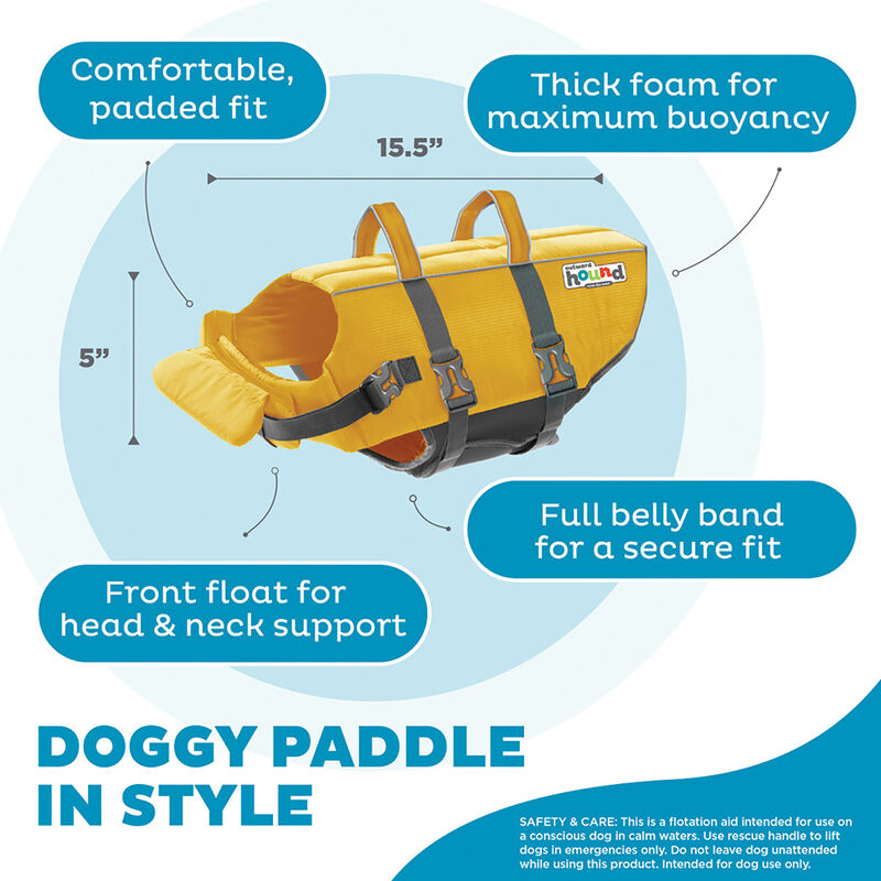 Outward Hound, Granby Splash Life Jacket - Yellow image number null