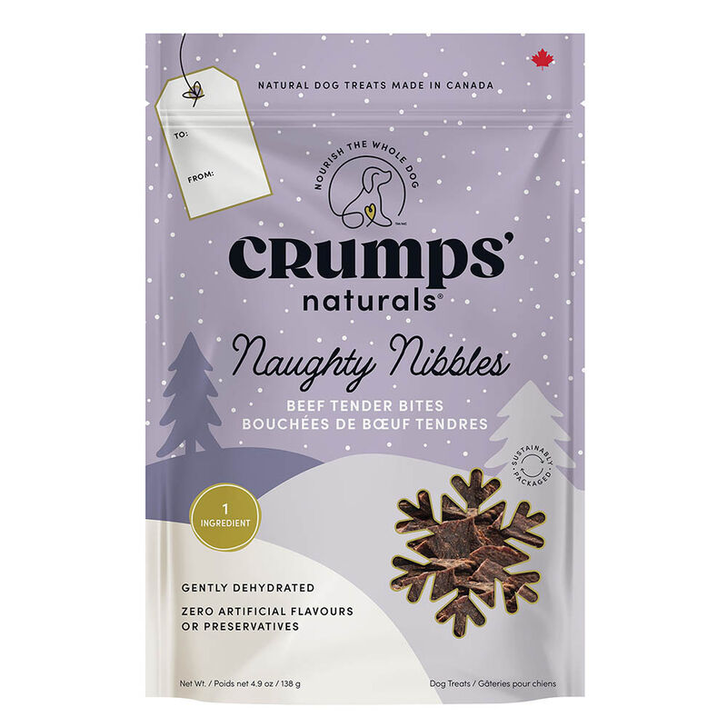Crumps' Naturals, Naughty Nibbles - Beef Tender Bites - 138 g - Dog Treat image number null
