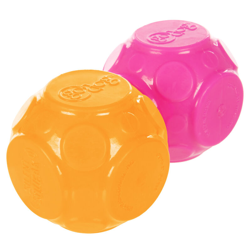 goDog Silent Squeaker Balls - Dog Toy image number null