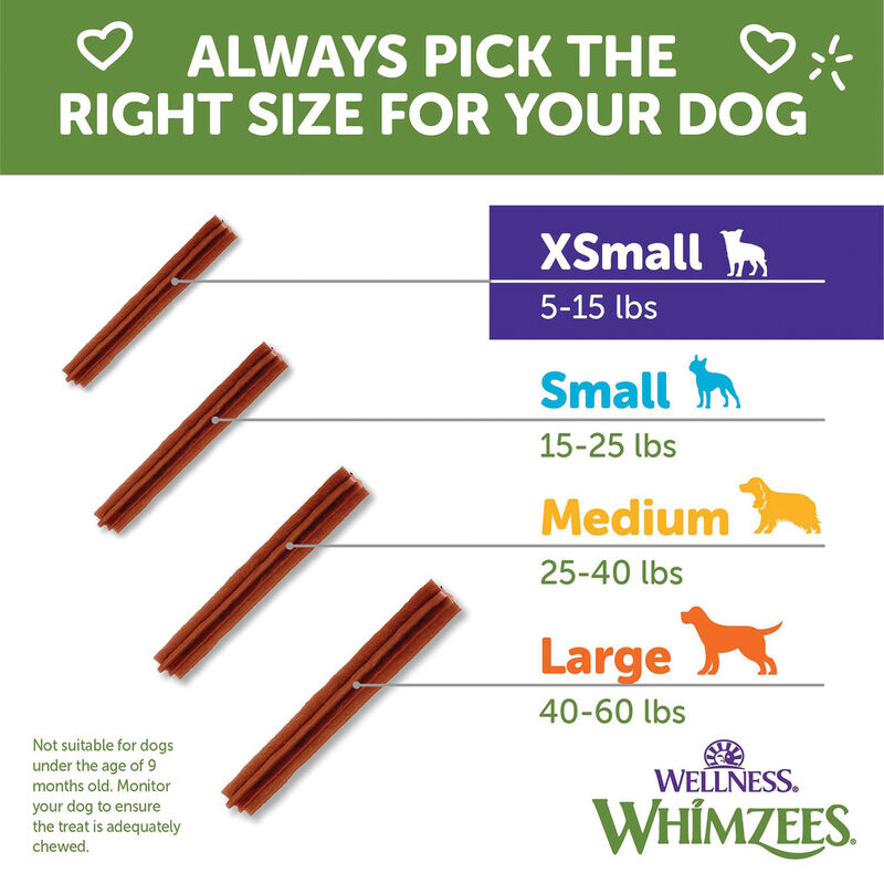 Whimzees, Dental Treat, Stix Value Pouch - X-Small - 56 Pc image number null