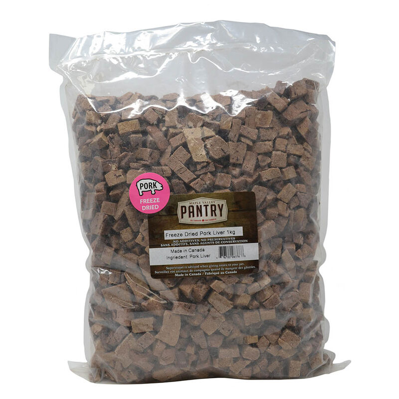 Maple Valley Pantry, Freeze-Dried Pork Liver - Freeze Dried Dog Treat image number null