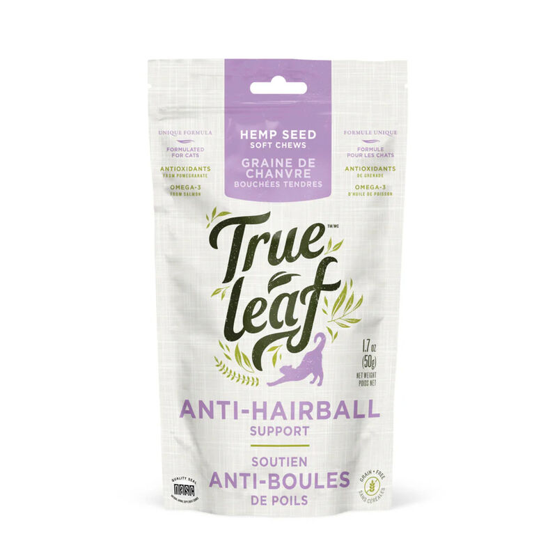 True Leaf, Anti-Hairball Support Chews for Cats image number null