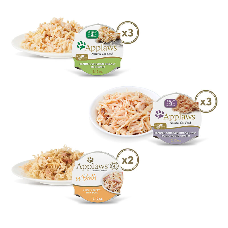 Applaws, Pot, Feline Adult - Chicken Selection VP - 8x60g - 4 Pk - Wet Cat Food image number null