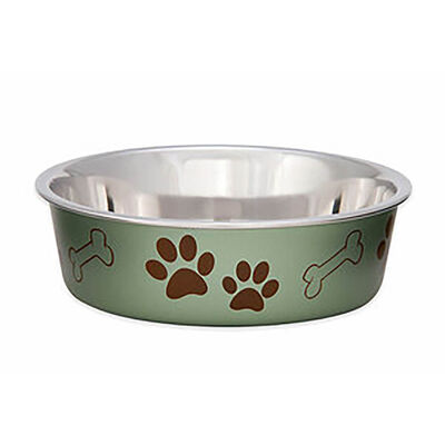 Loving Pet, Metallic Bella Bowl - Artichoke