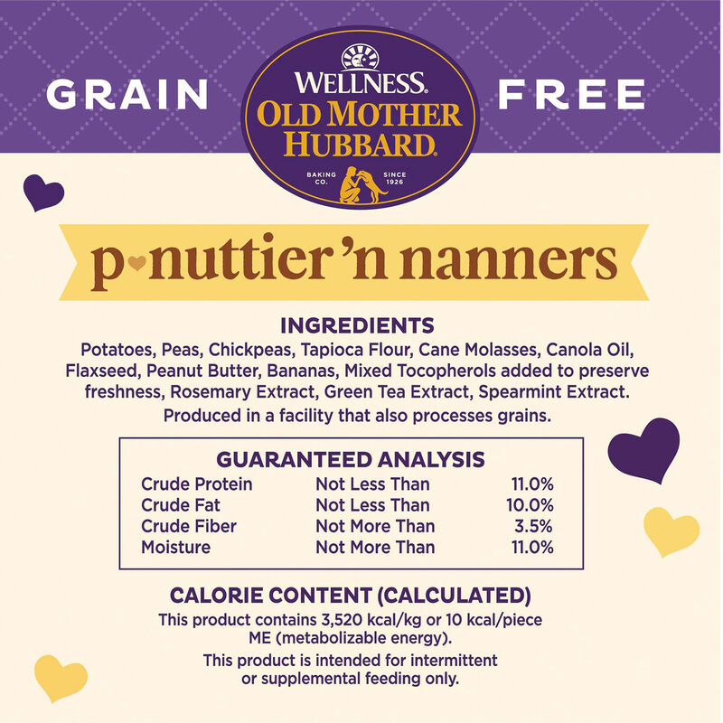 Old Mother Hubbard, Grain Free - P'Nuttier 'N Nanners - Mini - 454 g image number null