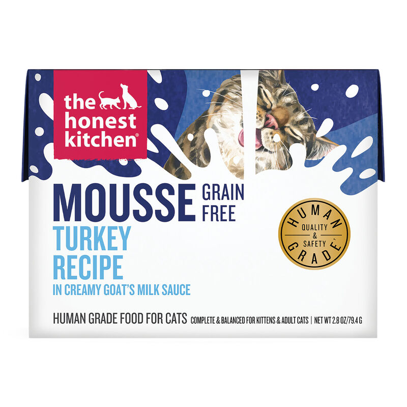 The Honest Kitchen, Mousse - Grain Free Turkey Recipe in Creamy Goat's Milk Sauce - Wet Cat Food image number null