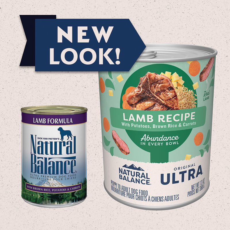 Natural Balance, Ultra Premium Canned Dog Formula, Lamb & Rice - 369 g - Wet Dog Food image number null