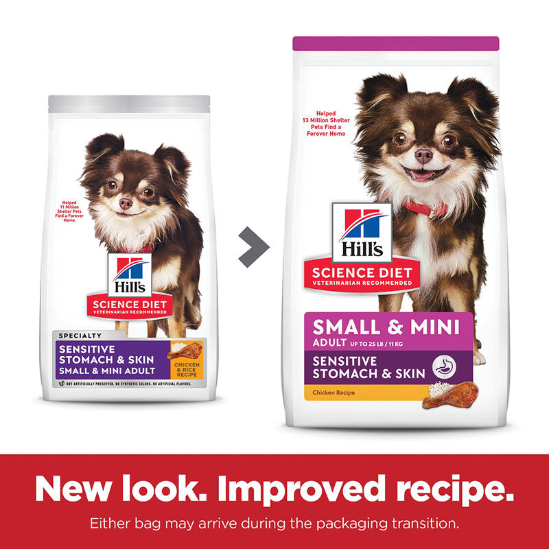 Science Diet, Adult Sensitive Stomach & Skin Small & Mini Chicken Recipe Dry Dog Food - Dry Dog Food image number null