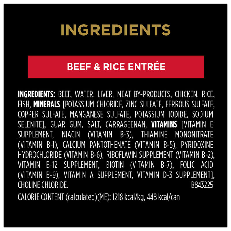 Pro Plan, Can, Adult-Complete Essentials-Beef & Rice - 368g - Wet Dog Food image number null