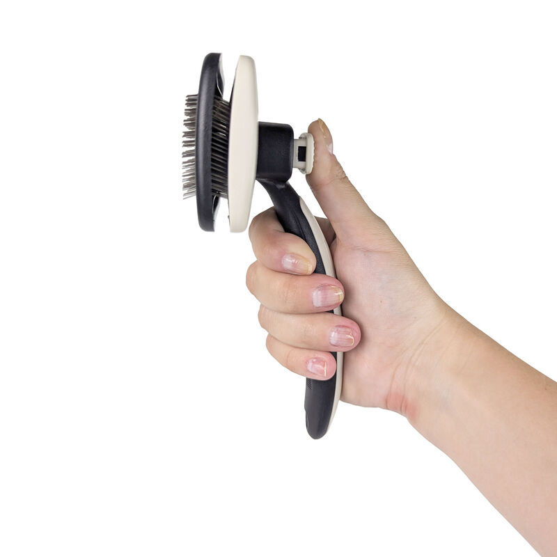 Tux, Self-Cleaning Slicker Pin Brush Large image number null