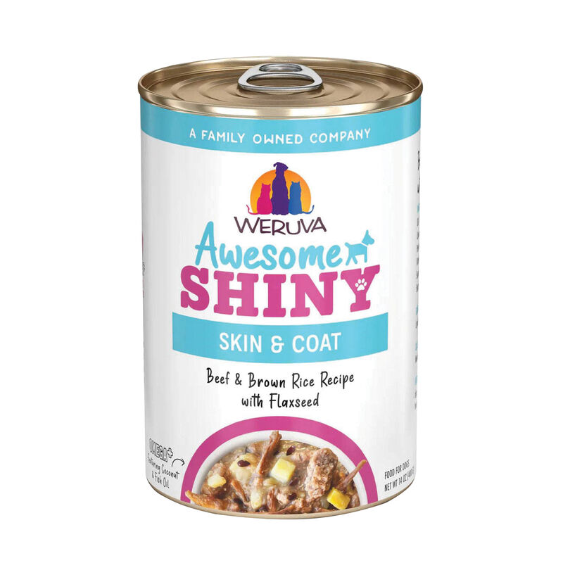 Weruva, Awesome Shiny Beef & Brown Rice - 397g - Wet Dog Food  image number null