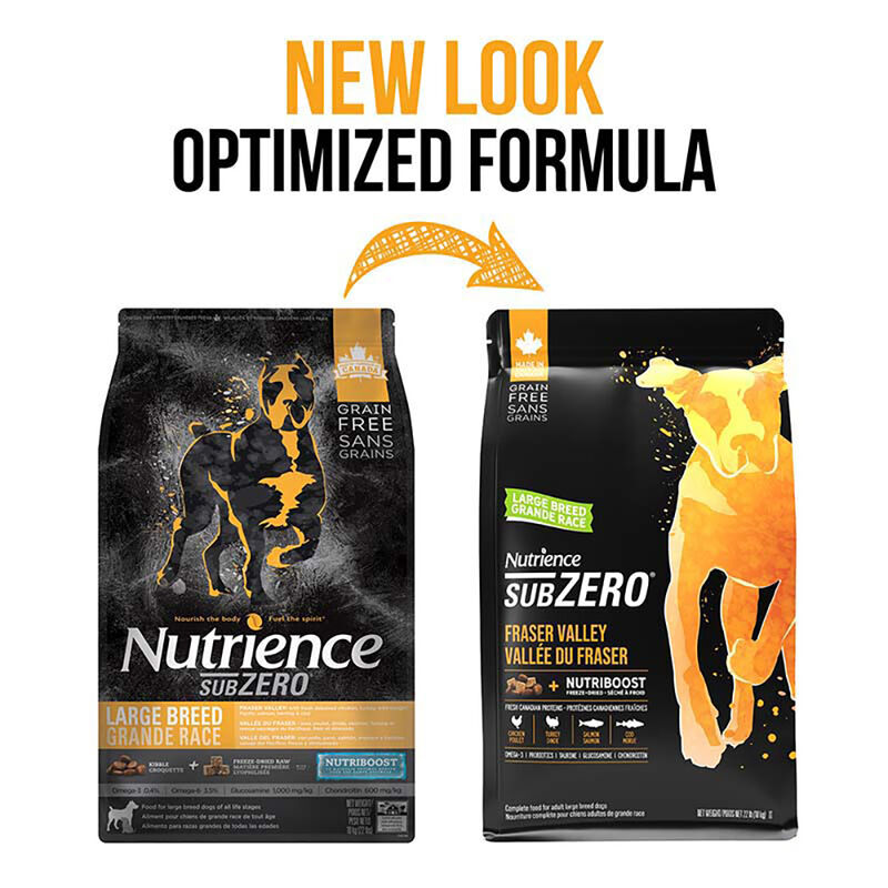 Nutrience, Adult Large Breed - SubZero Grain Free - Fraser Valley - 10 kg - Dry Dog Food image number null