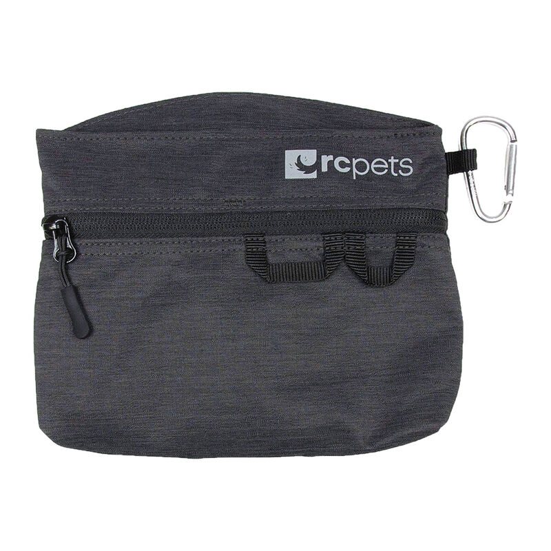 RC Pets, Quick Grab Treat Bag - Heather Black - Dog Training Aids image number null