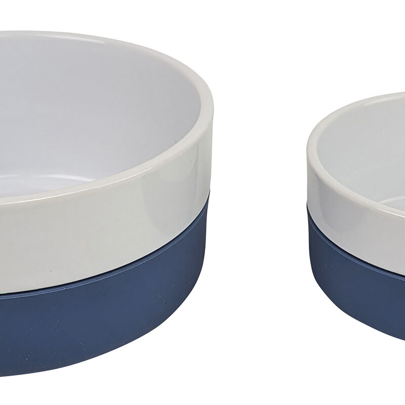 BeOneBreed, Ceramic and Silicone Bowl - Blue image number null
