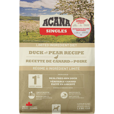 Acana, Adult - Singles Duck & Pear - Dry Dog Food
