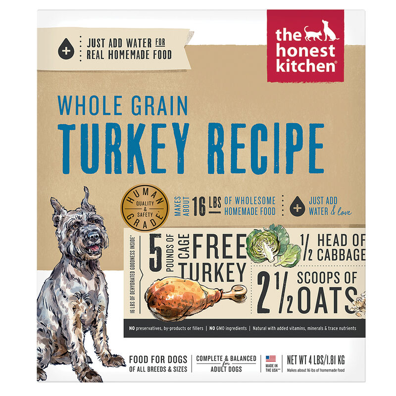 The Honest Kitchen,Whole Grain Turkey Recipe - Freeze Dried Dog Food image number null